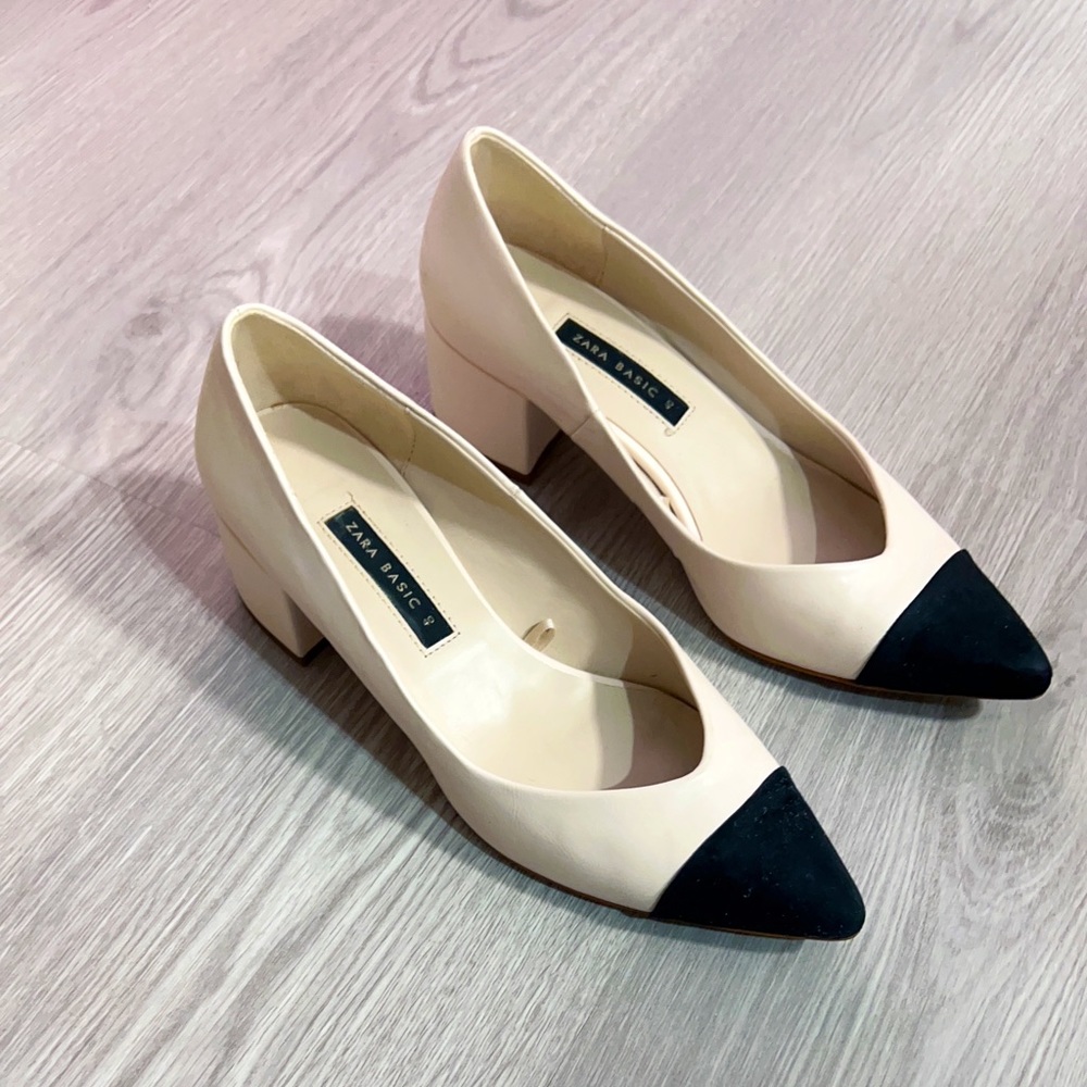 Chanel style low heals